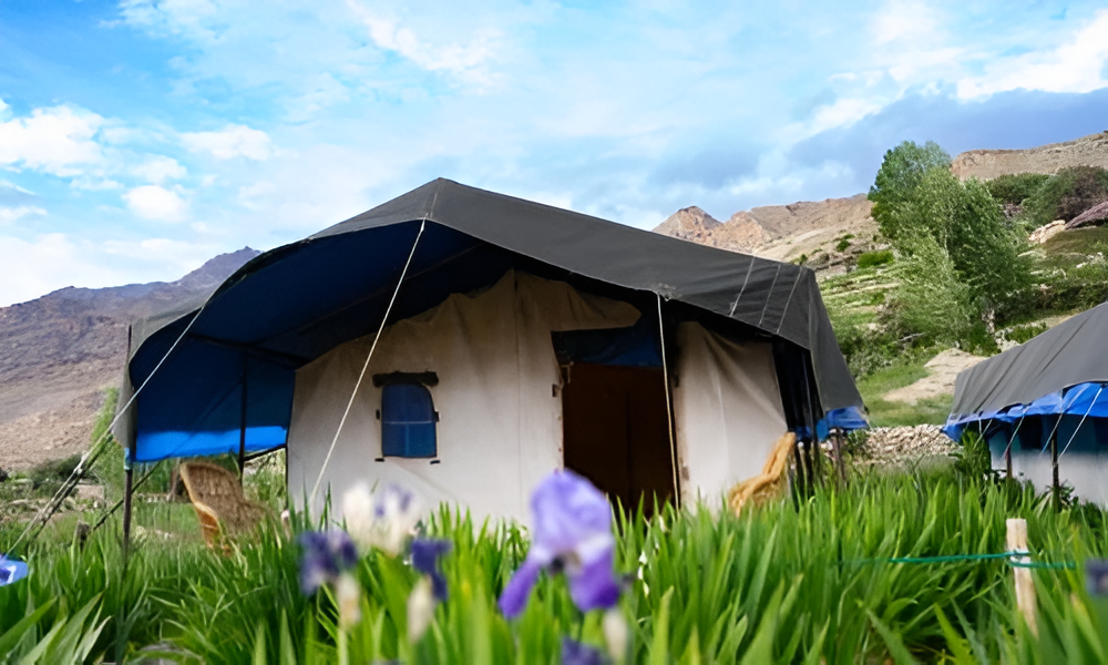 Swiss camp at The Knaygoh, Nako